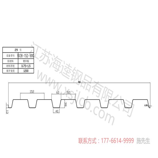 樓承板規格及計算展開寬度的方法？